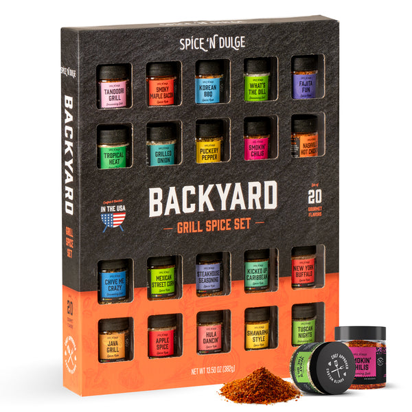 Spice 'N Dulge Backyard Grill Spice and Seasonings Gift Set – Pop