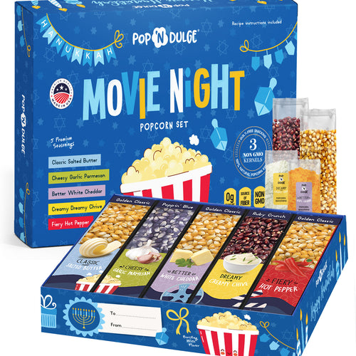 Hanukkah Movie Night Gourmet Popcorn Gift Set