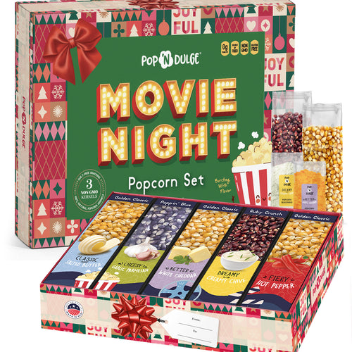 Christmas Movie Night Gourmet Popcorn Gift Set