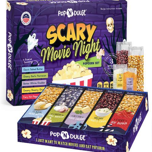 Halloween Scary Movie Movie Night Popcorn Gift Set