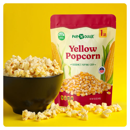 Gourmet Premium Yellow Popcorn Kernels, 1 Pound Bulk Bag