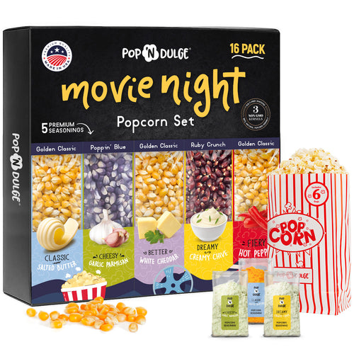 Movie Night Gift Basket Popcorn Gift Set