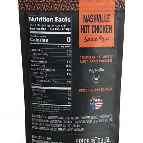 Nashville Hot Chicken Seasoning, Southern Style Spicy Chicken Rub
