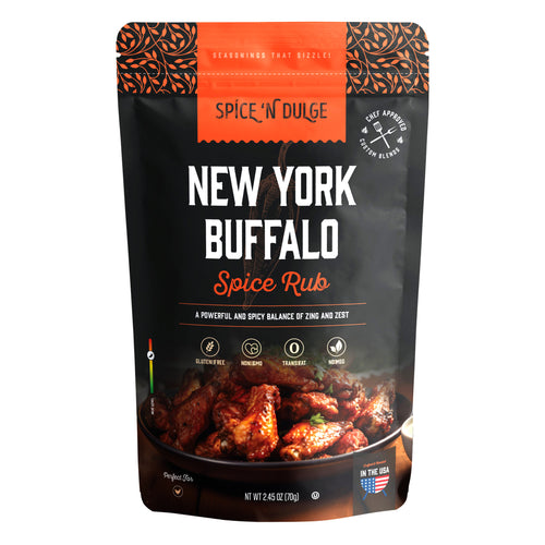 New York Buffalo Seasoning, Tangy Spicy Buffalo Wing Rub