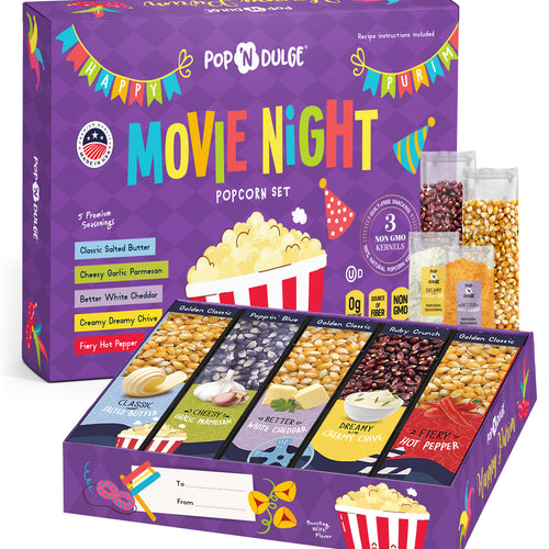 Purim Movie Night Gourmet Popcorn Gift Set