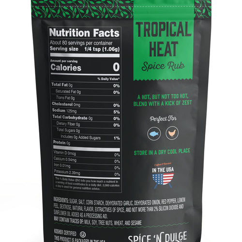 Tropical Heat Seasoning – Sweet & Mild Spicy Island Rub