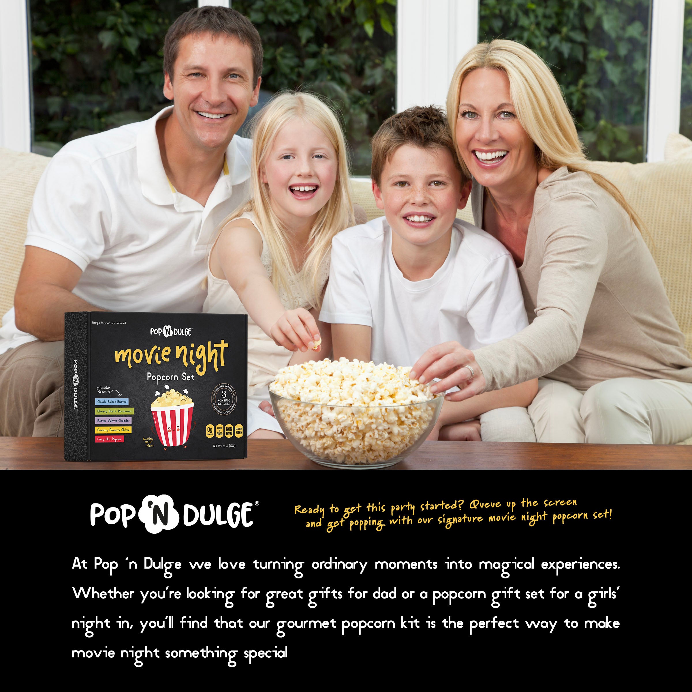 Popcorn Gift Set — Grand Fête