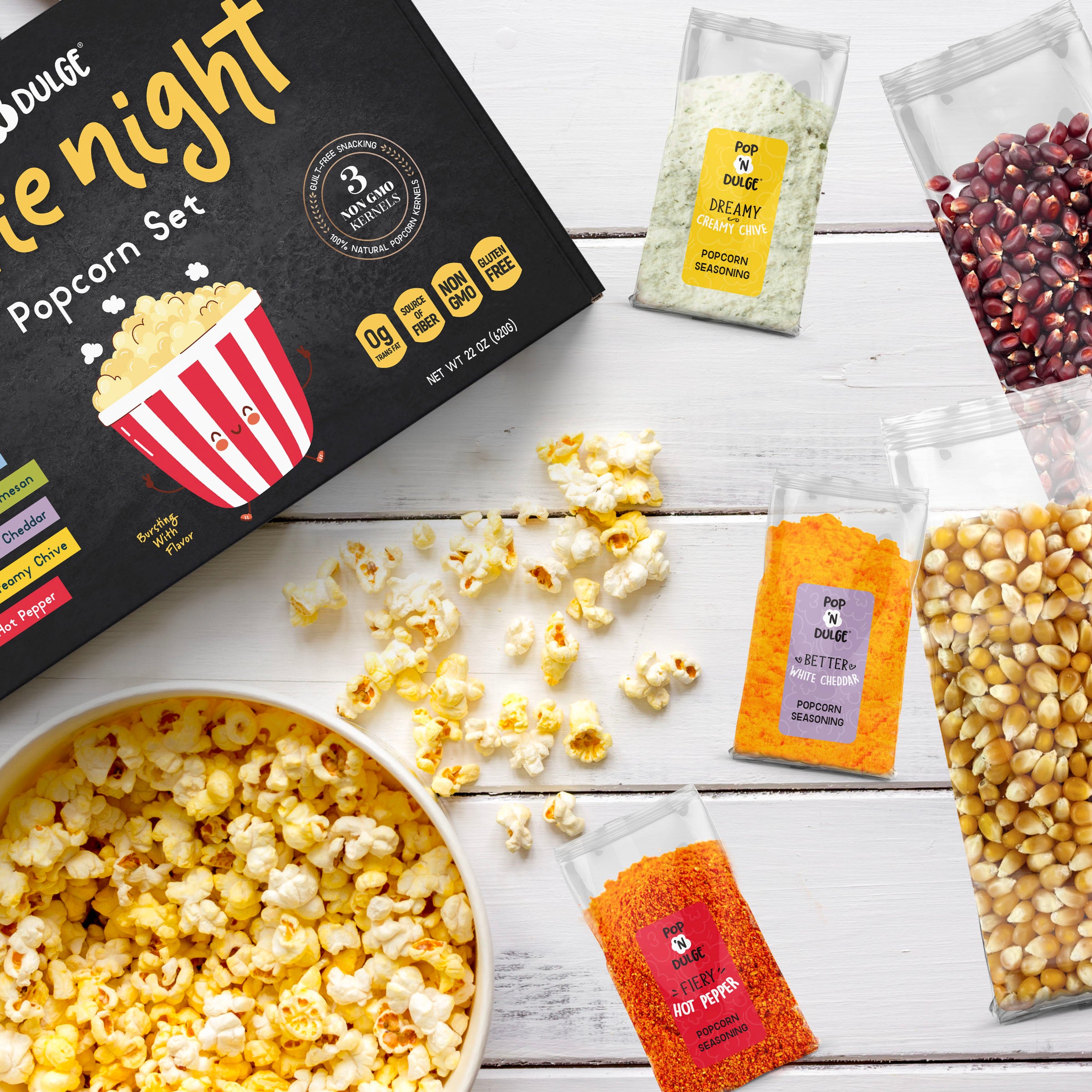 Bursting With Gratitude Popcorn Gift Box